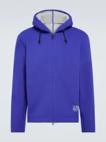 Loewe X On Jersey Hoodie In Blue