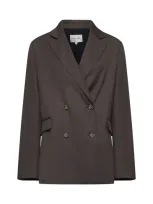 Loulou Studio Blazer In Choco