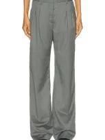 Loulou Studio Sbiru Trouser In Grey