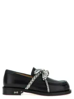 Mach & Mach Stud-embellished Loafers In Black