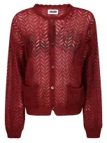 Magliano Bimbo Cardigan In Red