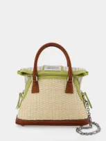 Maison Margiela 5ac Classique Micro Handbag In Yellow