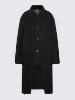 Maison Margiela Coats In Black