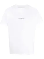 Maison Margiela White Cotton Logo T-shirt