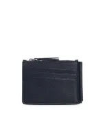 Maison Margiela Leather Wallet In Black