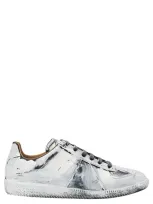 Maison Margiela 'replica' Sneakers In White/black