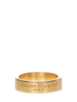 Maison Margiela Ring With Logo Design In Gold