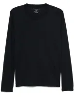 Majestic Long-sleeve Jersey T-shirt In Black