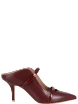 Malone Souliers Maureen 70 Leather Mules In Rosewood Rosewood