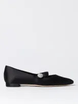 Manolo Blahnik Ballet Flats  Woman Color Black In Schwarz