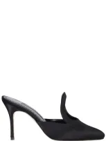 Manolo Blahnik Mules In Black