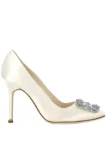 Manolo Blahnik Sandals In White