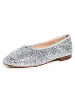 Mansur Gavriel Dream Ballerina Flats Silver