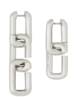 Marc Jacobs Earrings The J Marc Chain Link In Silver