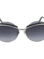 Marc Jacobs Eyewear Round Frame Sunglasses In Grey