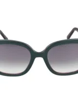 Marc Jacobs Eyewear Square Frame Sunglasses In Green