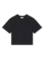 Marc Jacobs Kids' Logo T-shirt In Black