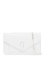 Marc Jacobs Mini Crossbody Chain Wallet Bag In Gray