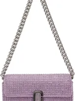 Marc Jacobs パープル The Rhinestone J Marc Mini ショルダーバッグ In 545 Wisteria