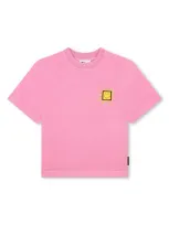 Marc Jacobs Kids' Rear-stamped T-shirt In Pink