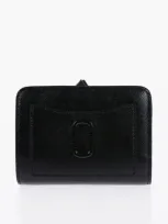 Marc Jacobs Saffiano Leather Wallet In Black