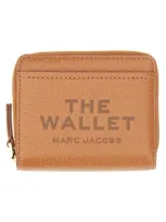 Marc Jacobs "the Compact" Mini Wallet In Buff