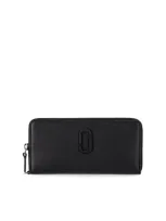 Marc Jacobs The Covered J Marc Continental Black Wallet