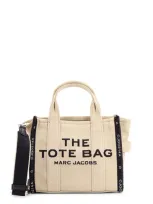 Marc Jacobs The Jacquard Small Tote Bag In Beige