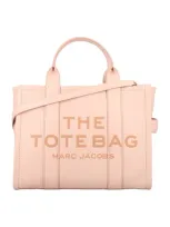 Marc Jacobs The Leather Medium Tote Bag In Pink