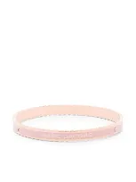 Marc Jacobs The Medallion Scalloped Bangle In Pink