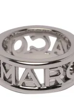 Marc Jacobs The Monogram Ring In Silver