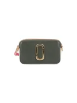 Marc Jacobs The Snapshot Crossbody Bag In Verde