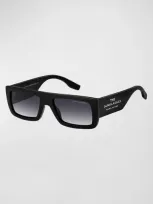 Marc Jacobs The Square Sunglasses In Black