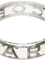 Marc Jacobs Transparent 'the Monogram' Bangle In 979 Clear/silver