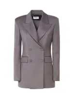 Mariuccia Milano Blazer In Wool In Grey