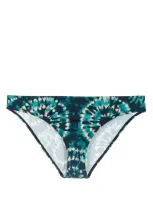 Marlies Dekkers Tie-dye Bikini Bottoms In Blue