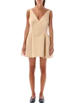 Marni Baby Doll Dress Duchesse In Brown