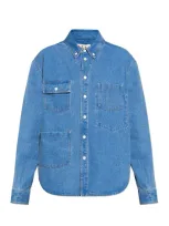 Marni Cotton Shirt In Blue