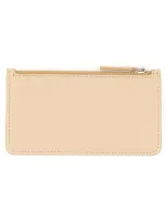 Marni Card Holder With Logo In Beige