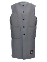 Marni Reversible Long Vest In Blue