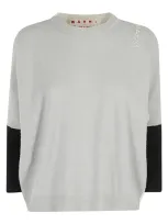 Marni Roundneck Sweater In Sodium