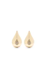 Mateo 14k Yellow Gold Droplet Diamond Earrings