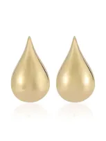 Mateo Water Droplet 14k Yellow Gold Earrings