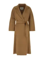 Max Mara Camel Cashmere Ludmilla Coat In Dark Brown