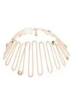 Max Mara Spring Choker In Gold