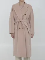 Max Mara Madame 101801 Icon Coat In Beige