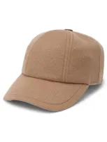 Max Mara 'obliqua Baseball' Hat In Beige