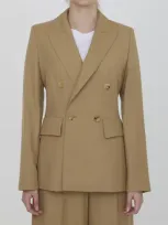 Max Mara Osanna Jacket In Yellow