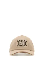 Max Mara Libero Monogram Baseball Hat In Brown