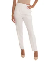 Max Mara Selva Soft Trousers In Cady In White